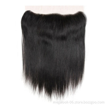 Cheap Cuticle Aligned Raw Virgin Brazilian Hair Pre-Plucked Hd Lace Frontal Closure